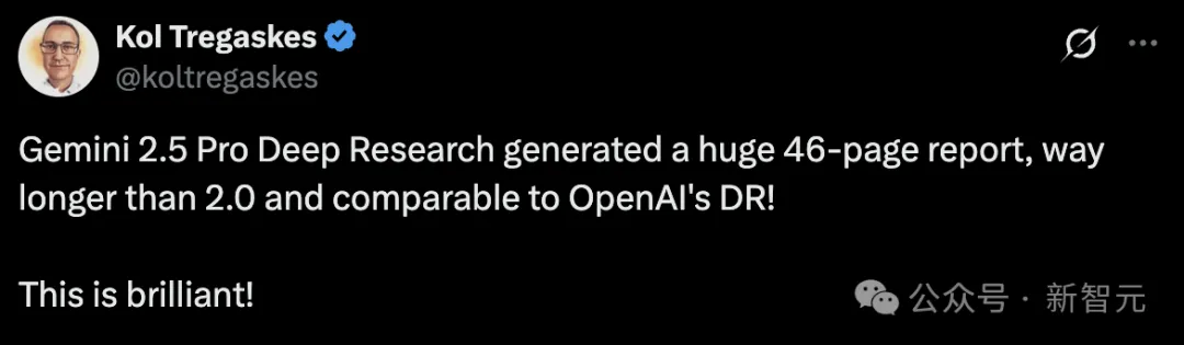 5分钟直出46页论文！谷歌Deep Research完爆OpenAI，最强Gemini 2.5加持