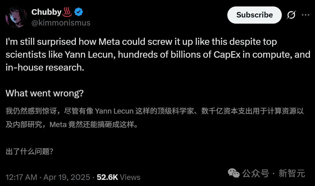 LeCun被痛批：你把Meta搞砸了！烧掉千亿算力，自曝折腾20年彻底失败